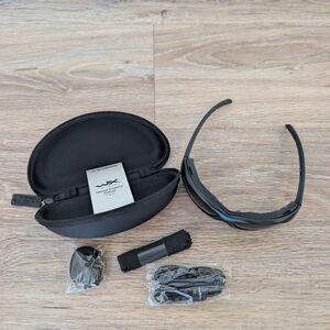 Wiley X WX Gravity Sunglasses Black OPS PPE Matte Black Frames Smoke Gray Lens